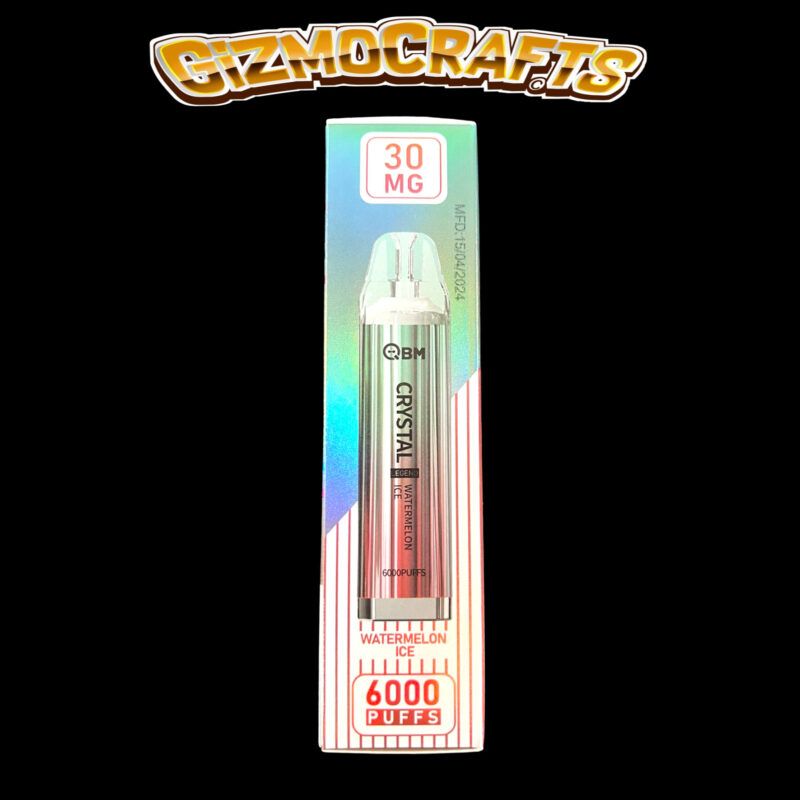 Crystal Legend Nicotine Vape (6000Puffs) No THC 1350mAH Battery